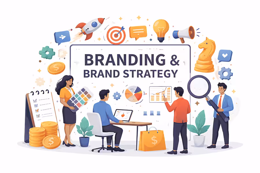 Professional branding and brand strategy services for businesses